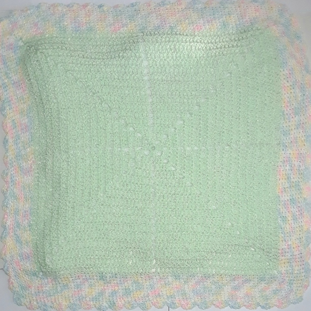 Yaw 2 Crafty Crocheted Granny Square Baby Blanket